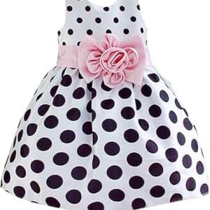To sleep beat Princess Baby Kids Girls  Polka Dot  easter Dress 4T NWT 122